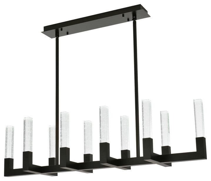 48" Adjustable LED Pendant, Black