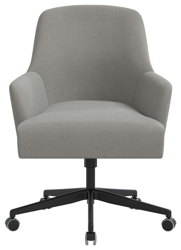 Office Chair, Linen Gray