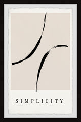 "Love the Simplicity" Framed Painting Print, 8x12
