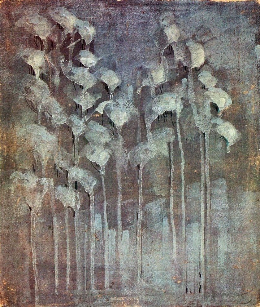 Mikalojus Ciurlionis Winter VI, 20"x25" Wall Decal