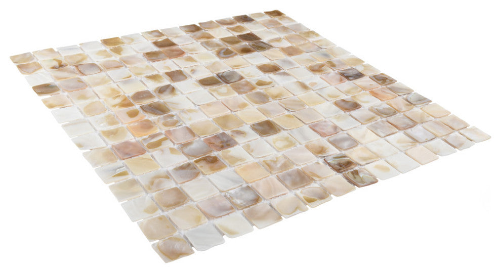 Conchella Square Natural Natural Shell Wall Tile