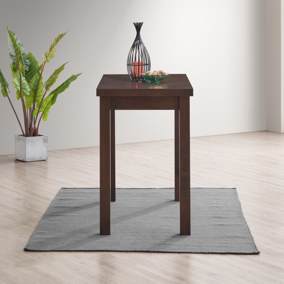 Waverly Thick Top Bar Table, Espresso