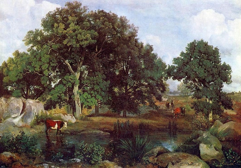 Jean-Baptiste-Camille Corot Forest of Fontainebleau Wall Decal
