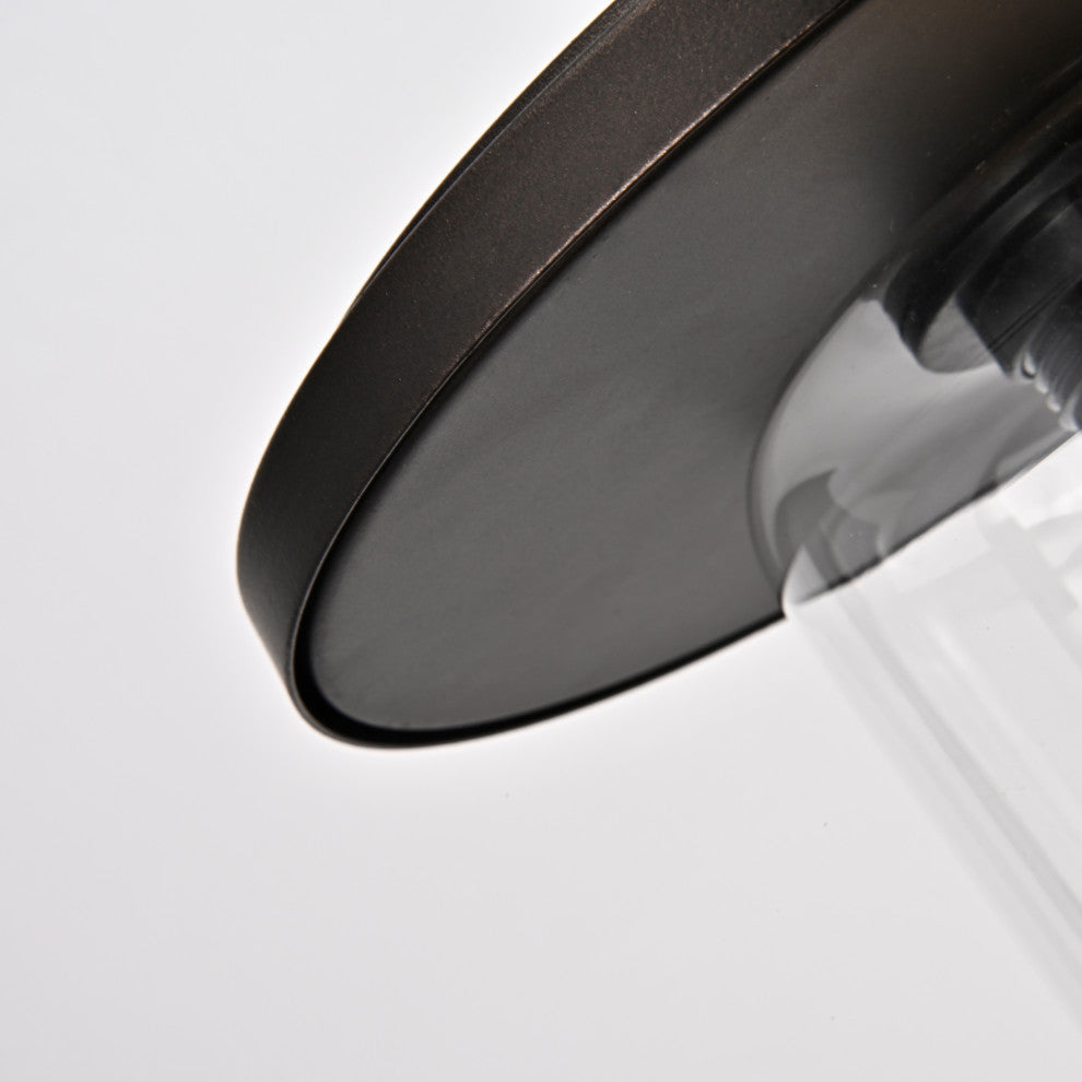 CHLOE Lighting Christopher Transitional 1-Light Rubbed Bronze Outdoor Sconce