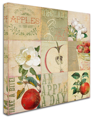 Color Bakery 'Apple Blossoms III' Canvas Art, 35"x35"