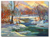 'Approaching Winter' Canvas Art by David Lloyd Glover