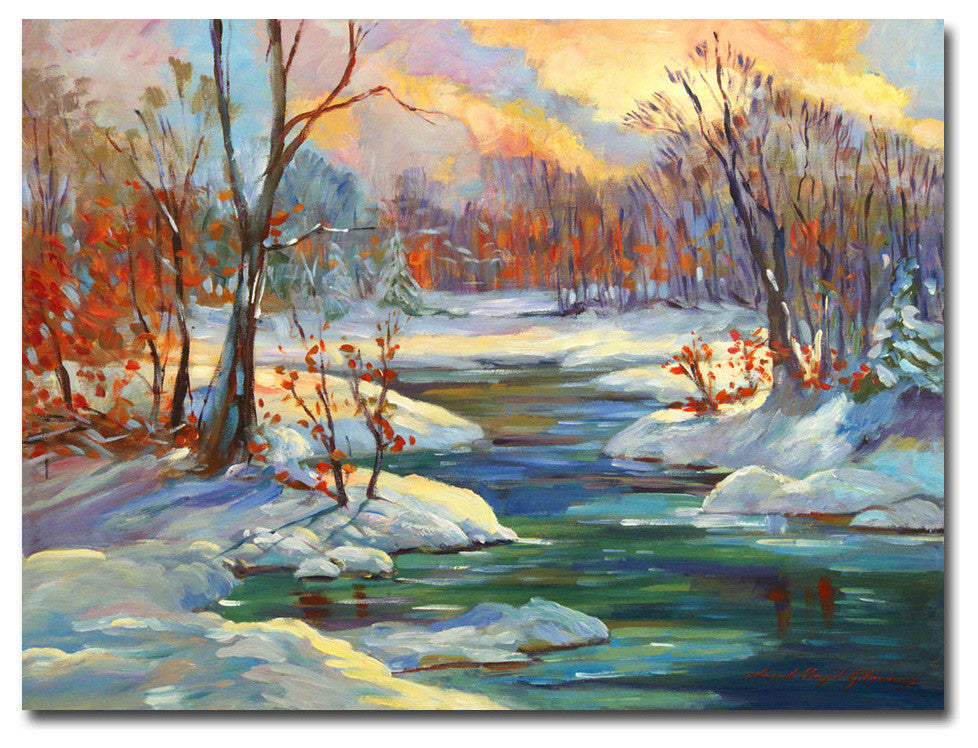 'Approaching Winter' Canvas Art by David Lloyd Glover