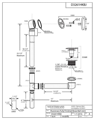 Post Large Kitchen Strainer With InSinkErator Disposal Flange & Stopper, Satin Nickel