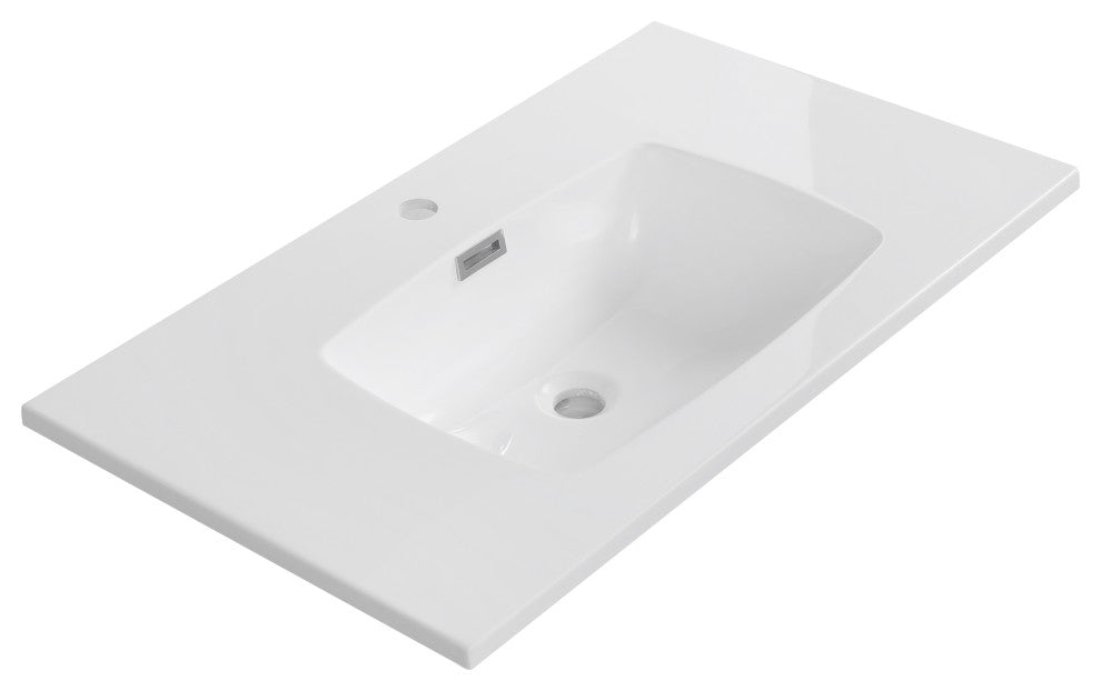 32" Solid Surface Resin Streamline K-1708-32 Vanity Top