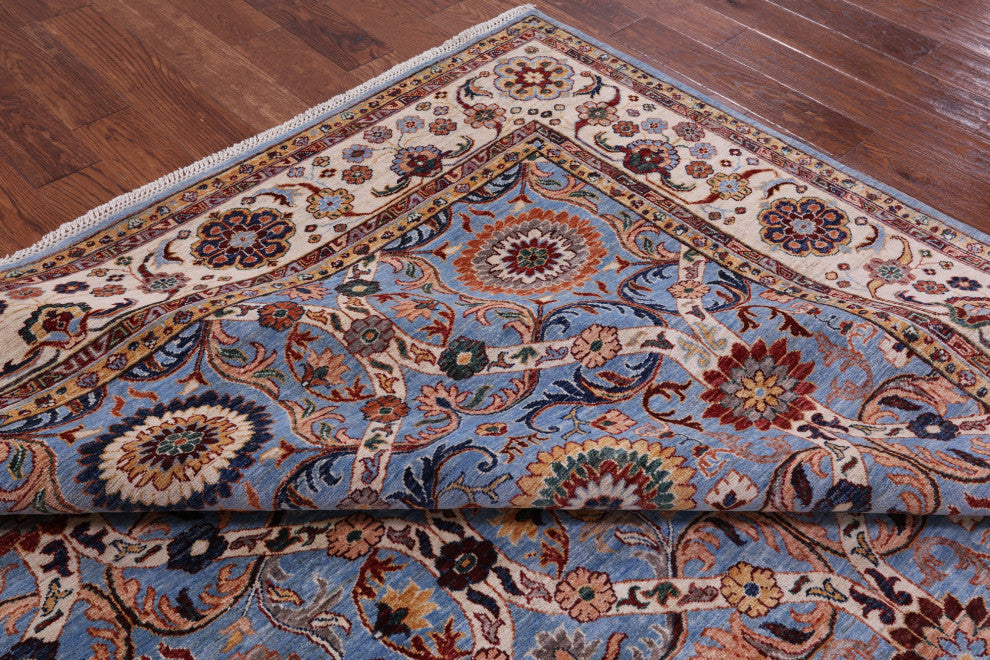 Hand Knotted Persian Tabriz Wool Rug 8' 4" X 9' 10" Q9991