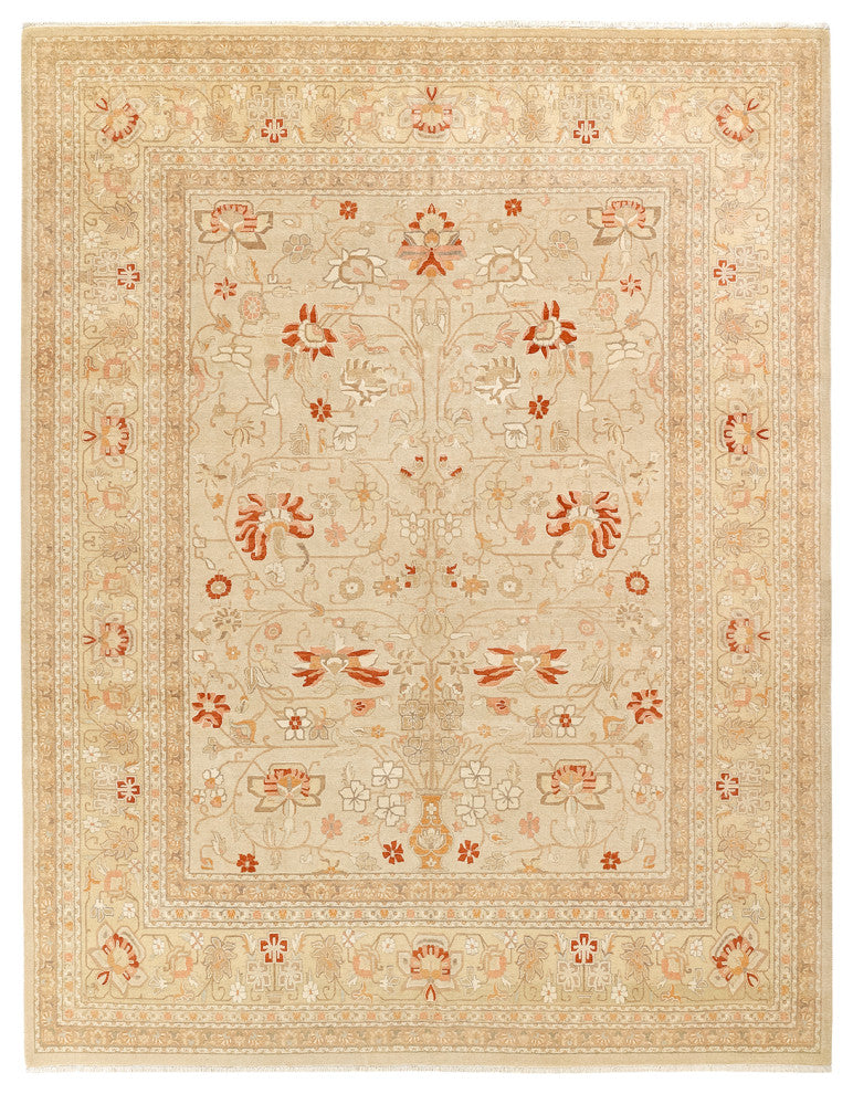 Mogul, One-of-a-Kind Hand-Knotted Area Rug Yellow, 8'4"x10'5"