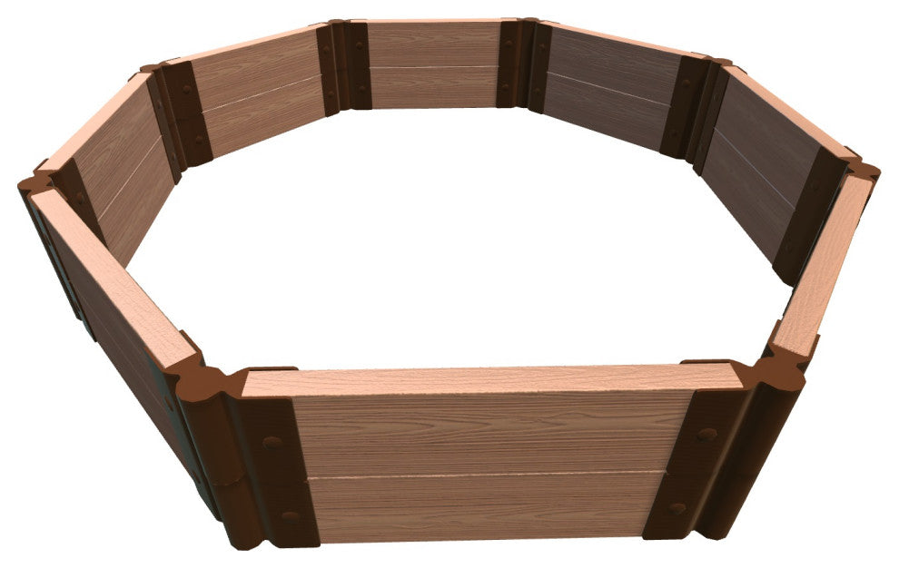 Classic Sienna 5' X 5' X 11" 'St. John Baptistry' Raised Garden Bed - 2" Profile