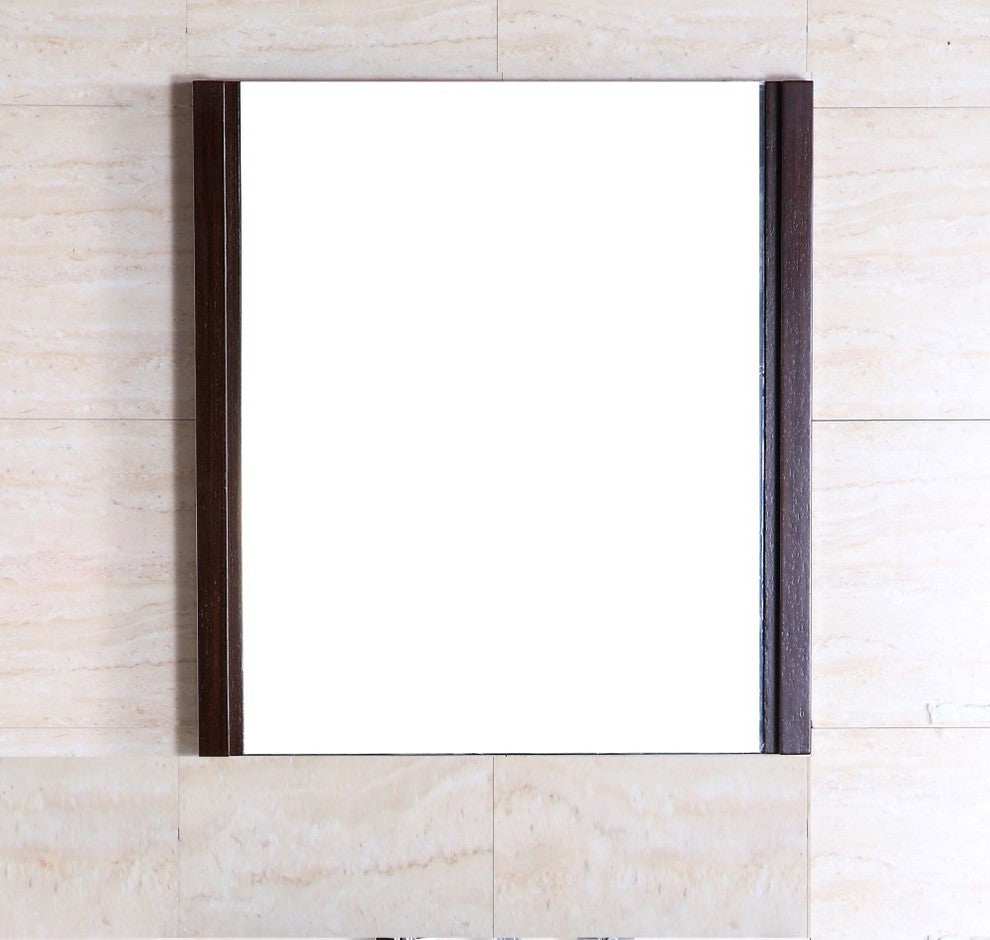 Wood Frame Mirror, 24"