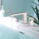 Luxier RTF17 Deck-Mount Roman Tub Faucet With Hand Shower, Brushed Nickel