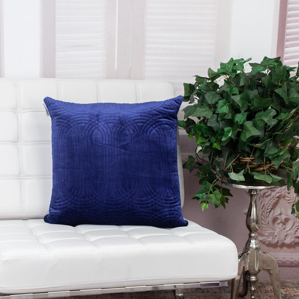 Parkland Collection Iphis Blue Throw Pillow, Square