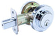Pamex FDK Contemporary Deadbolt, Chrome, One-Sided Deadbolt With Cover