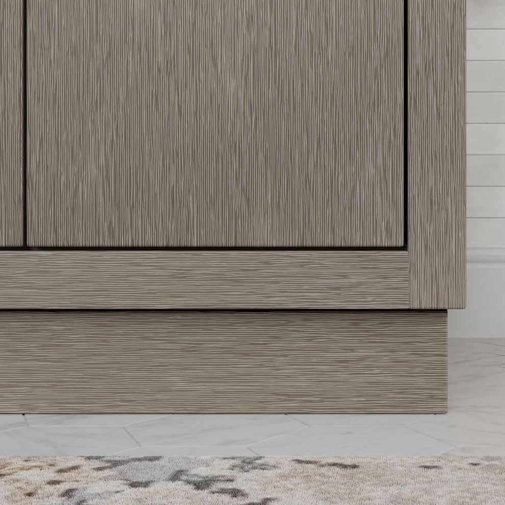 The Arrington Bathroom Vanity, Gray, 72", Double Sink, Freestanding
