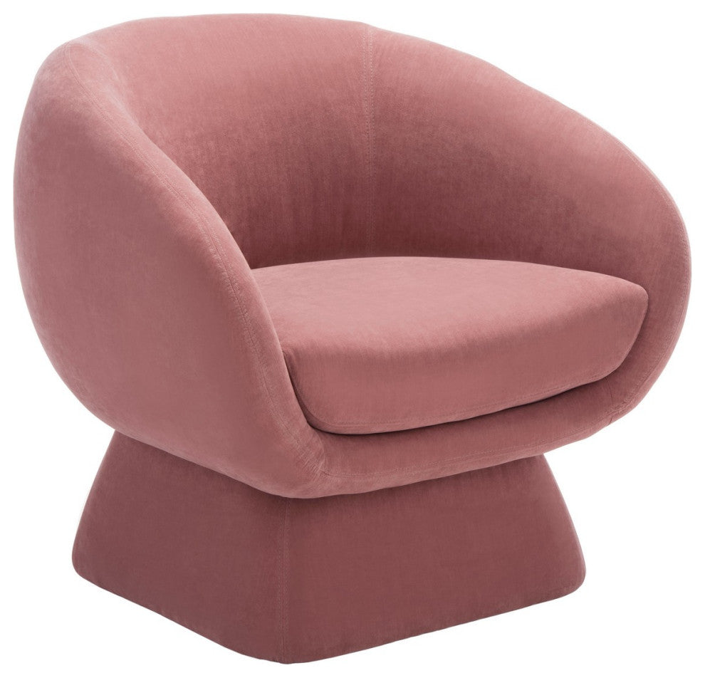Safavieh Couture Kiana Modern Accent Chair, Dusty Rose