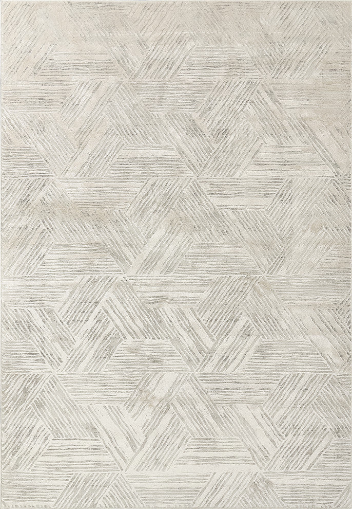 Quartz Ivory Area Rug, 7.10''x10.10''