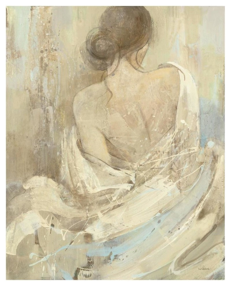 "Abstract Figure Study I" Digital Paper Print by Albena Hristova, 22"x26"