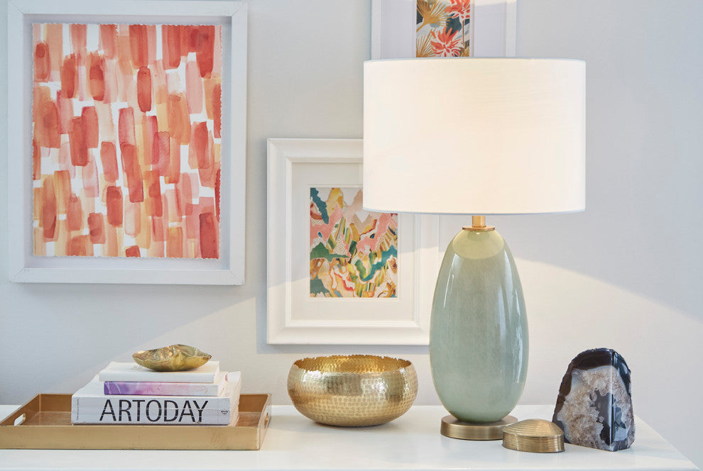 Trend Home 1-Light Brass Table Lamp