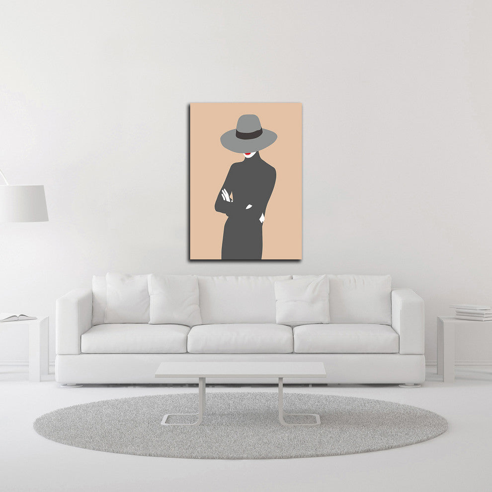 Lady No. 5 by Sean Salvadori, Print on Canvas, 20"x28"