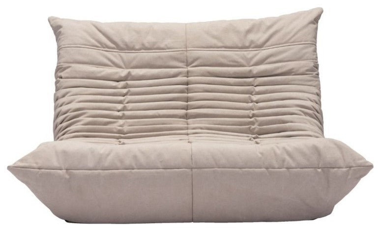 Zuo Modern Down Low Loveseat Beige