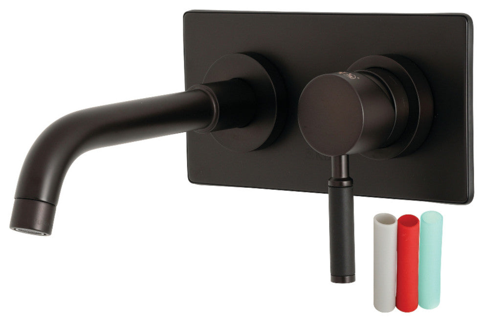 KS8115DKL Single-Handle Wall Mount Bathroom Faucet, Oil Rubbed Bronze