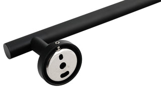 Elizabeth 24 in. Wall Mounted Towel Bar in Matte Black