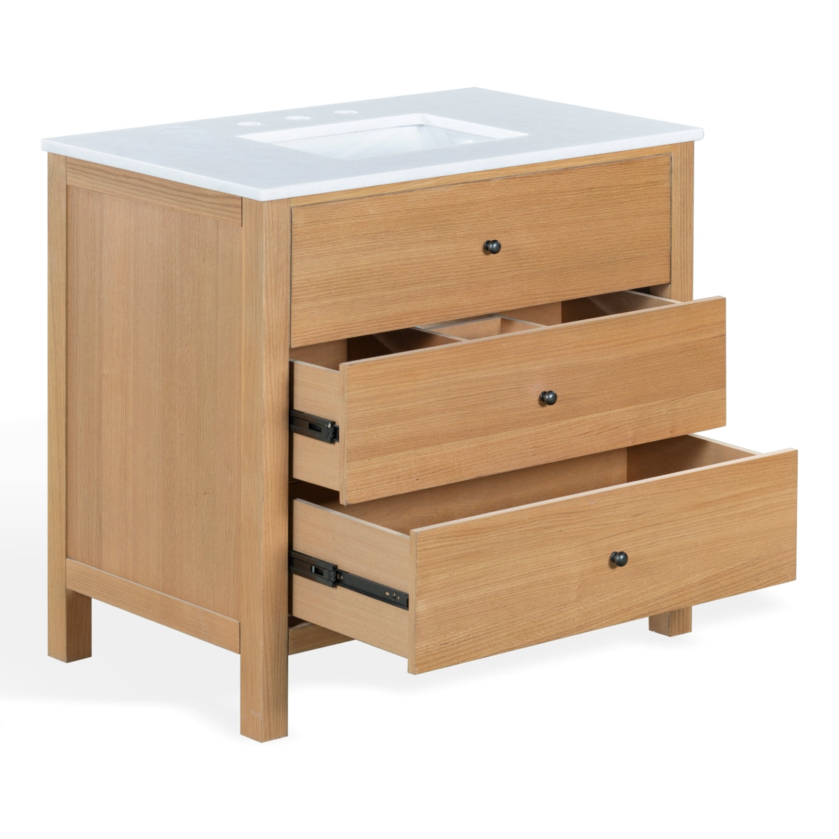 Safavieh Couture Tompkinson Vanity, Natural/White, 36In