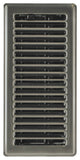 Imperial RG3300 Contemporary Steel Floor Register, Satin Nickel, 4" x 10"