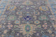 8' Square Handmade Turkish Oushak Wool Rug - Q13440