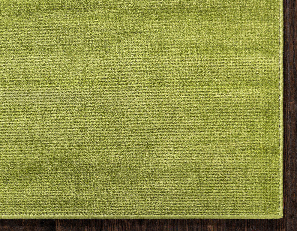 Unique Loom Green Solid Williamsburg 4' 0 x 6' 0 Area Rug