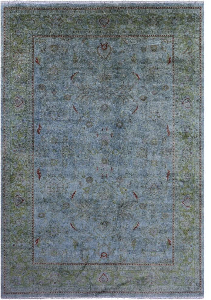 Overdyed Full Pile Hand-Knotted Wool Rug 10' 1" X 14' 0" - WR1602