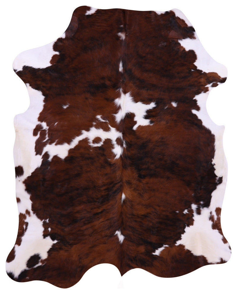 Organic Natural Hair-On Cowhide Area Rug 7' 7" X 6' 4" C1643