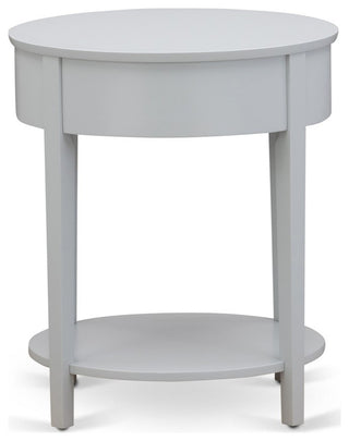 Nightstand, 1 Drawer, Stable, Sturdy Constructed Urban Gray Finish