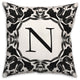 N Monogram 18x18 Indoor / Outdoor Pillow