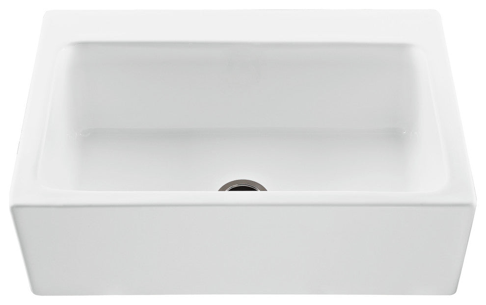 The McCoy single-bowl Kitchen Sink, Biscuit RKS254B