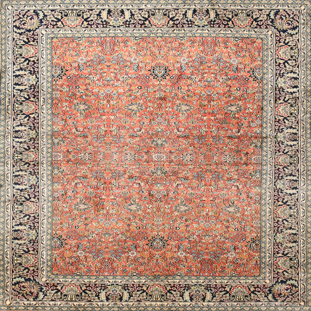Ahgly Company Indoor Square Traditional Area Rugs, 5' Square
