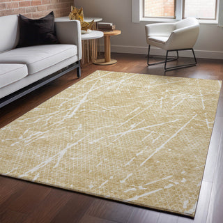 Premium Machine Washable Mayfield AMF628 Beige 5' x 7'6" Rug