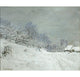 The Road in front of Saint-Simeon Farm in Winter by Claude Monet, 24'' x 20''