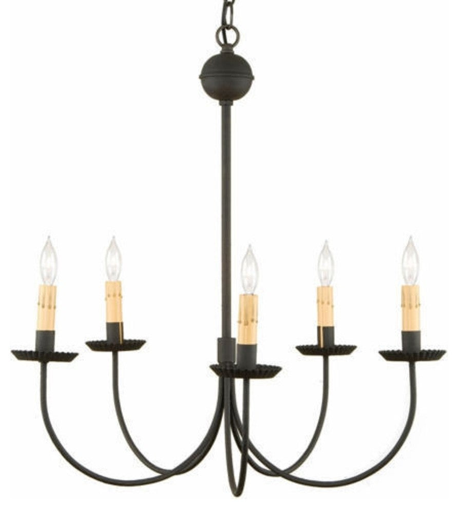 Wrought Iron Colonial Chandelier