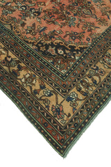 Fine Vintage Distressed Ametta Rust/Charcoal Rug, 7'4x8'1