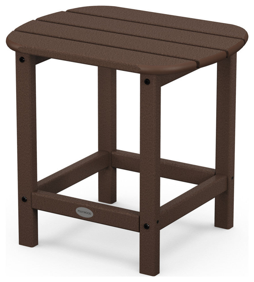 Polywood South Beach 18" Side Table, Mahogany