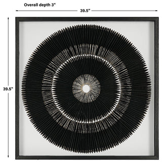 Uttermost Sandara Black And Gold Shadow Box