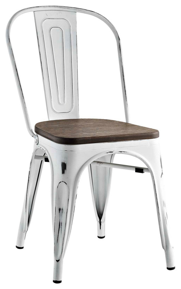 White Promenade Dining Side Chair Set of 2