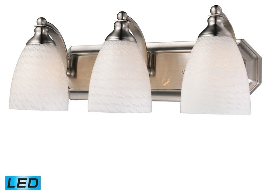ELK Lighting Bath And Spa 3-Light Vanity Light - 570-3N-WS-LED