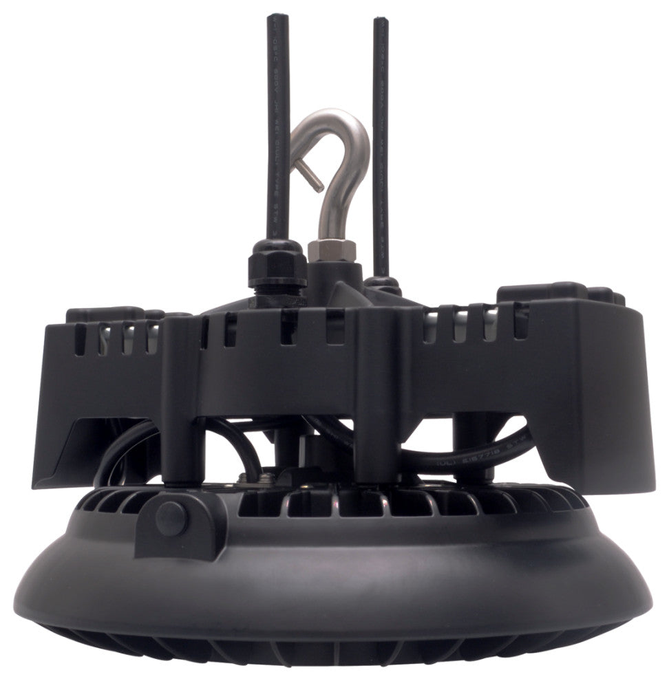 HBC3 Series HV 200-Watt LED Low/High Bay, 5000K, Black