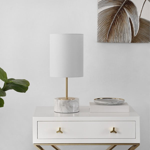 Safavieh Kamilah Iron Table Lamp, White