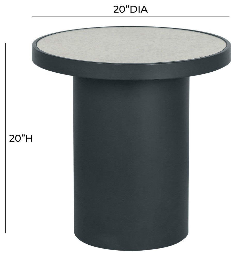 Nautilus Mirrored Table, Side Table
